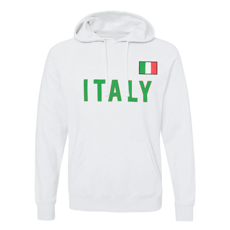 SVP Sports - Men's Italy Flag Hoodie (MEXXPY0MLOFA1PB 10WHT)