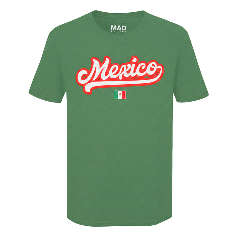 SVP Sports - Men's Mexico Flag T-Shirt (MEXXPTFMSC3A1PB 30GRN)