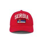 SVP Sports - Men's Serbia Flag Dad Hat (MEXXPSLMHDCC1PB 64DRE)