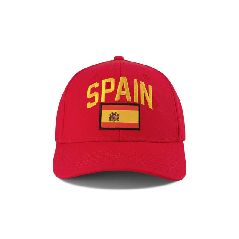 SVP Sports - Men's Spain Flag Dad Hat (MEXXPCBMHDCC1PB 62RED)