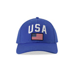 SVP Sports - Men's USA Flag Dad Hat (MEXXPSJMHDCC1PB 40BLU)