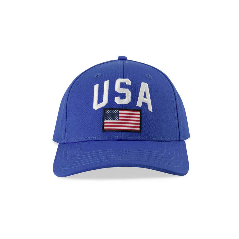 SVP Sports - Men's USA Flag Dad Hat (MEXXPSJMHDCC1PB 40BLU)