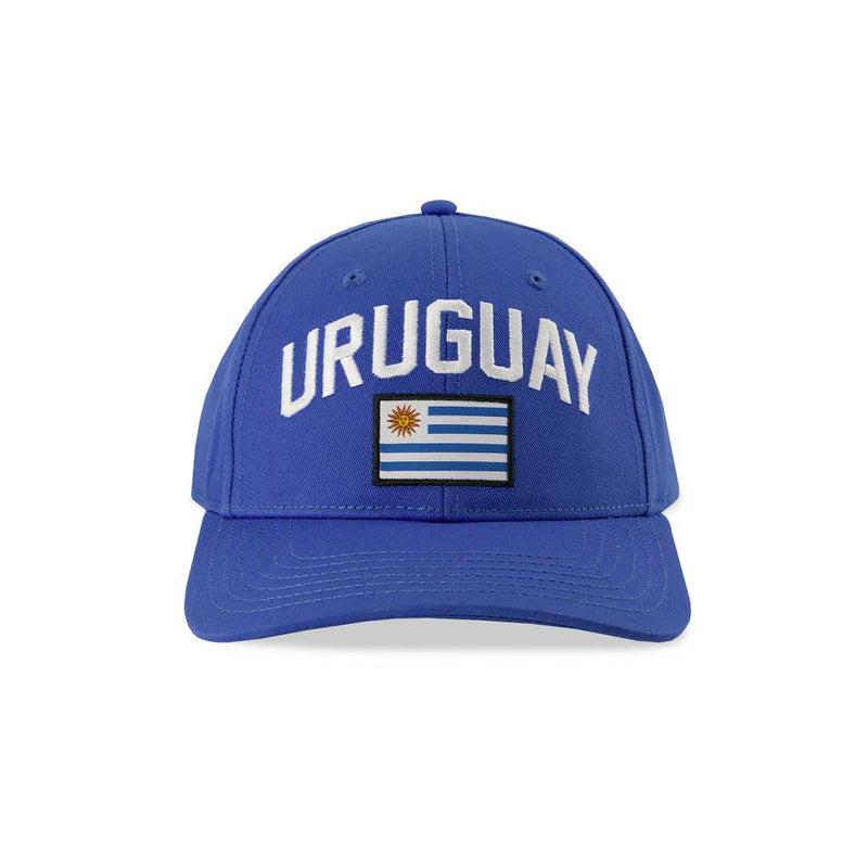 SVP Sports - Men's Uruguay Flag Dad Hat (MEXXPSKMHDCC1PB 40BLU)