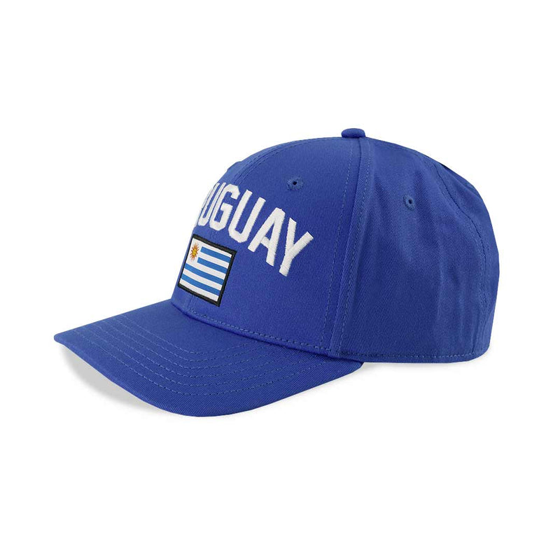 SVP Sports - Men's Uruguay Flag Dad Hat (MEXXPSKMHDCC1PB 40BLU)