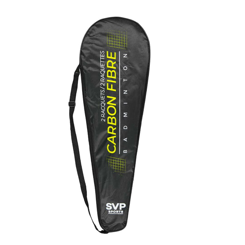 SVP Play - 2 Pack Carbonfibre Badminton Racquet Set (SSO-050)