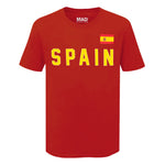 SVP Sports - Men's Spain Flag T-Shirt (MEXXPYKMSC3A1PB 62RED)