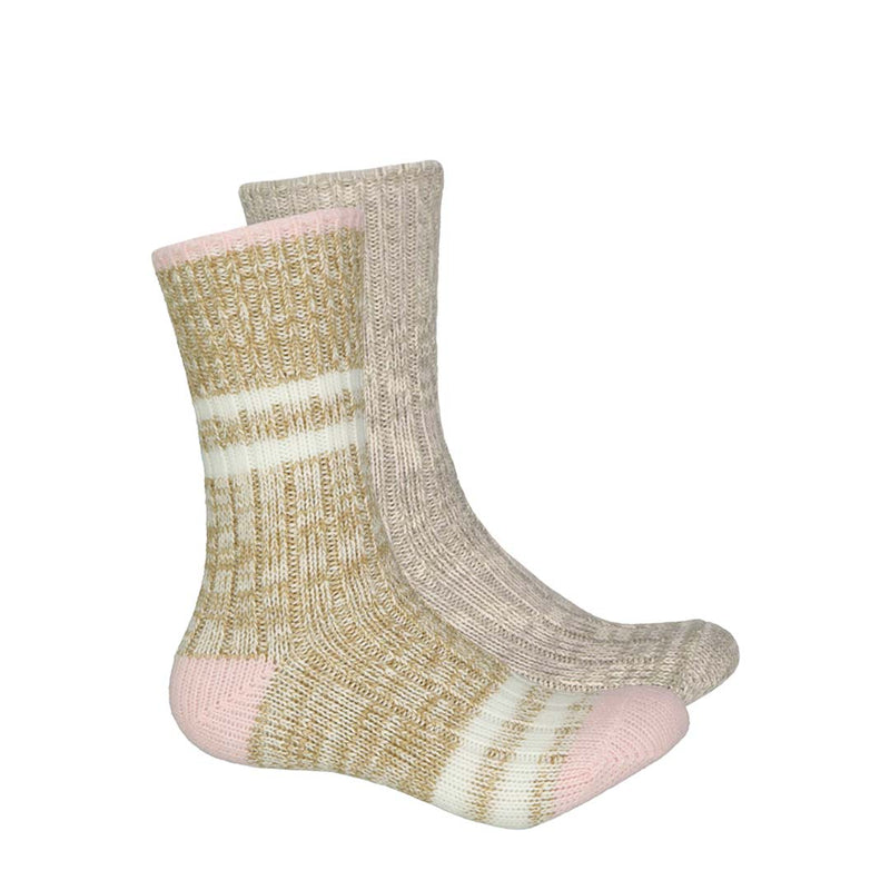 Sperry - Women's 2 Pack Comfort Light Boot Crew Socks (SPWC21522PK PCAST)