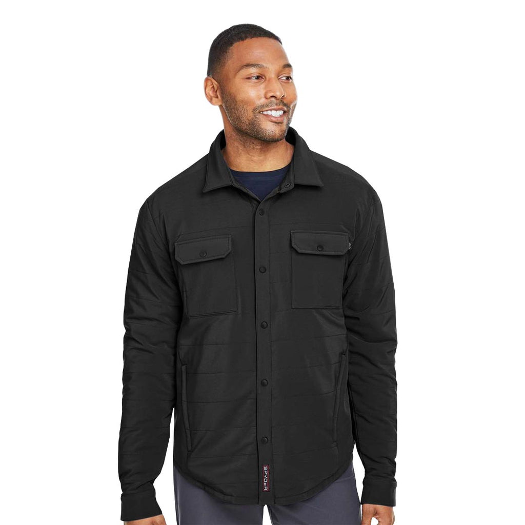 Spyder - Men's Transit Shirt Jacket (S17030 BK)