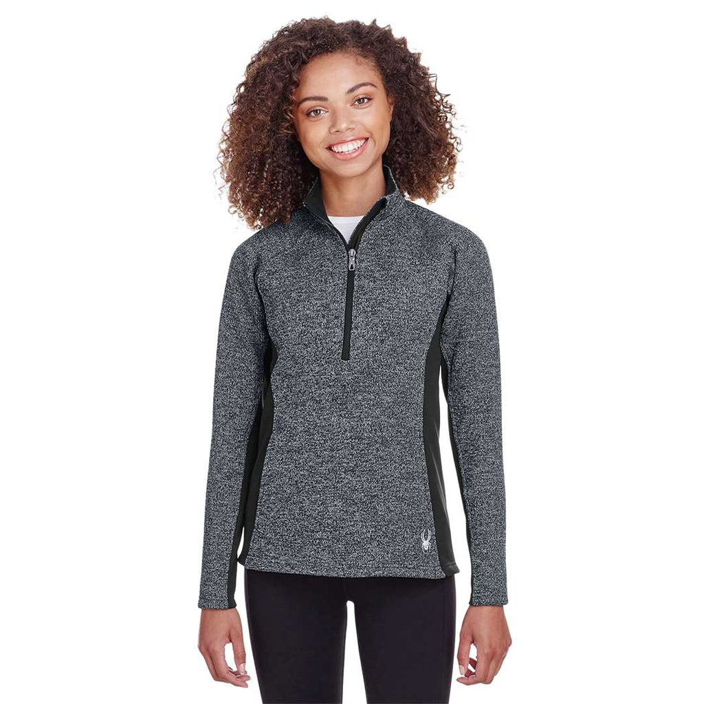 Spyder - Women's Constant 1/2 Zip Pullover Sweater (S16562 BKH-BK)