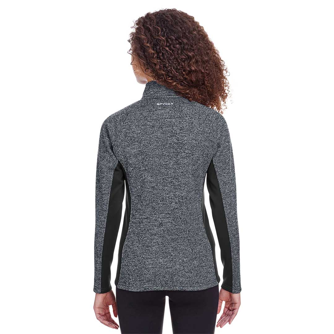 Spyder - Women's Constant 1/2 Zip Pullover Sweater (S16562 BKH-BK