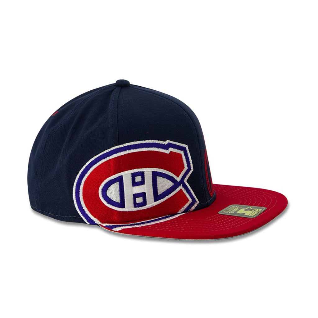 Casquette Snapback à visière plate des Canadiens de Montréal (LH410981 MLC)