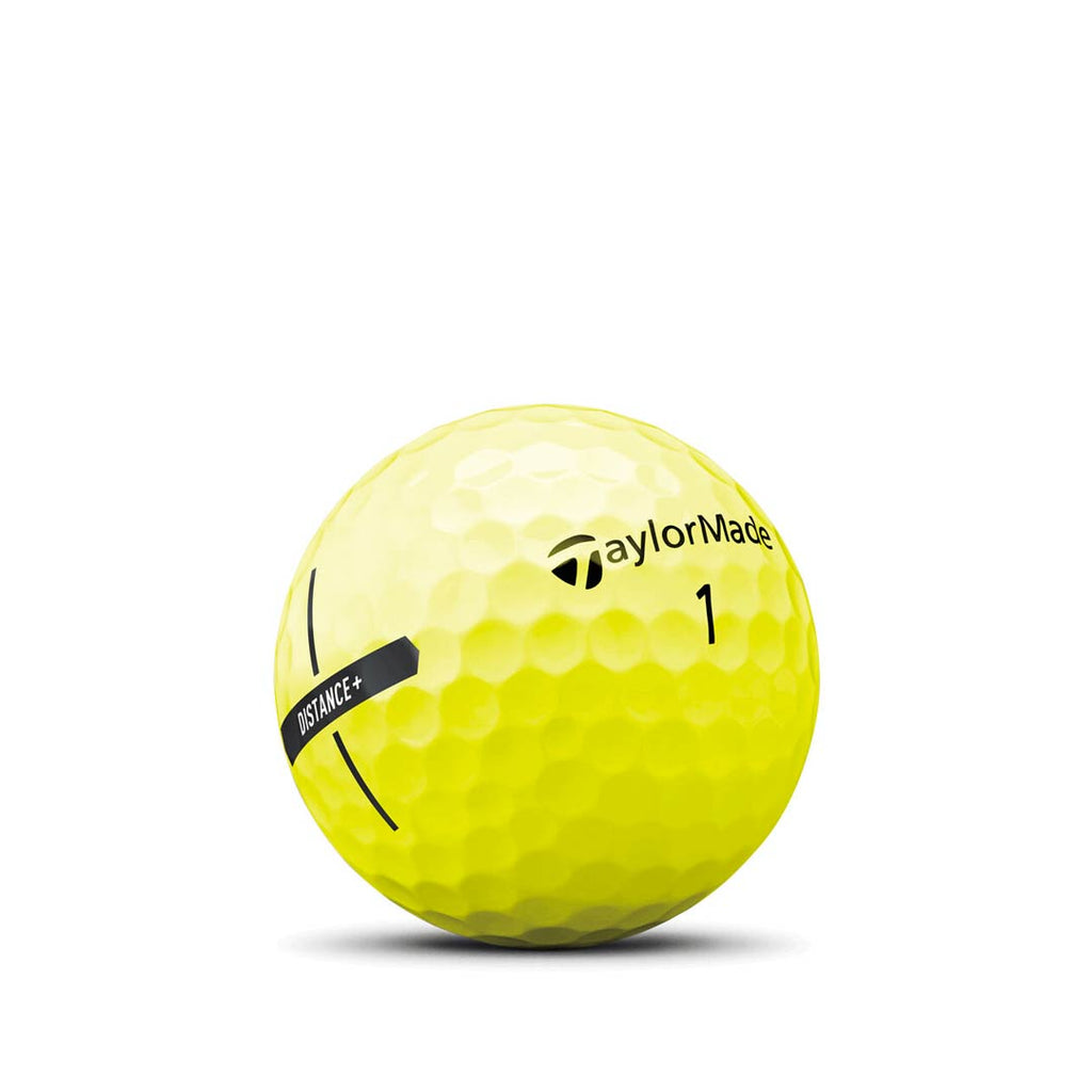 TaylorMade - Balles de golf jaunes Distance+ (paquet de 12) (N7609301) 