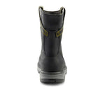 Terra - Unisex Patton Wellington Waterproof Aluminium Toe Pull On Safety Work Boots (TR0A4TCBBLK)