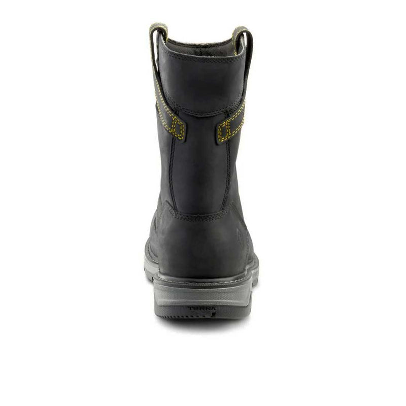 Terra - Unisex Patton Wellington Waterproof Aluminium Toe Pull On Safety Work Boots (TR0A4TCBBLK)