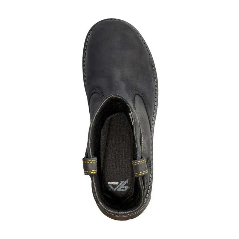 Terra - Unisex Patton Wellington Waterproof Aluminium Toe Pull On Safety Work Boots (TR0A4TCBBLK)