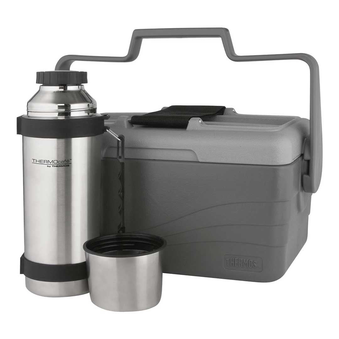 Thermos - Insulated Hard Cooler with Stainless Steel Bottle
