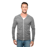 Threadfast  - Unisex Lightweight Premium Full Zip Hoodie (302Z GRY02)