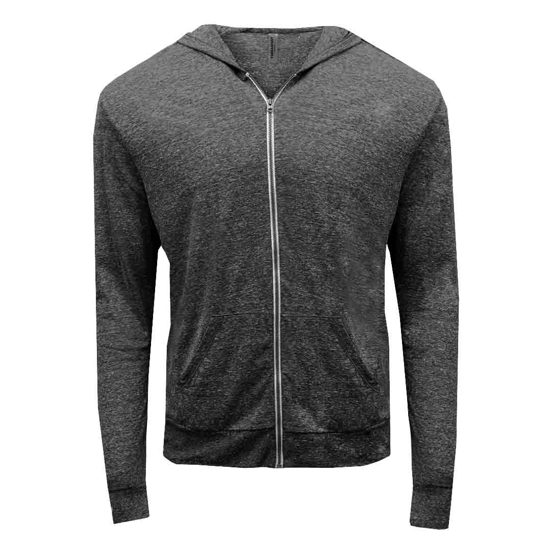 Threadfast - Unisex Lightweight Premium Full Zip Hoodie (302Z