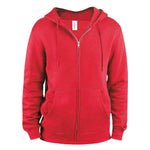 Threadfast - Unisex Premium Ultimate Fleece Full Zip Hoodie (320Z RED20)