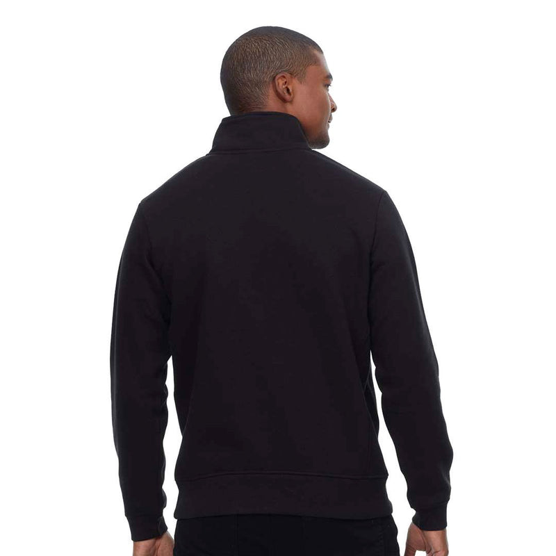 Threadfast - Unisex Ultimate Fleece Quarter Zip Sweatshirt (320Q BLK20)