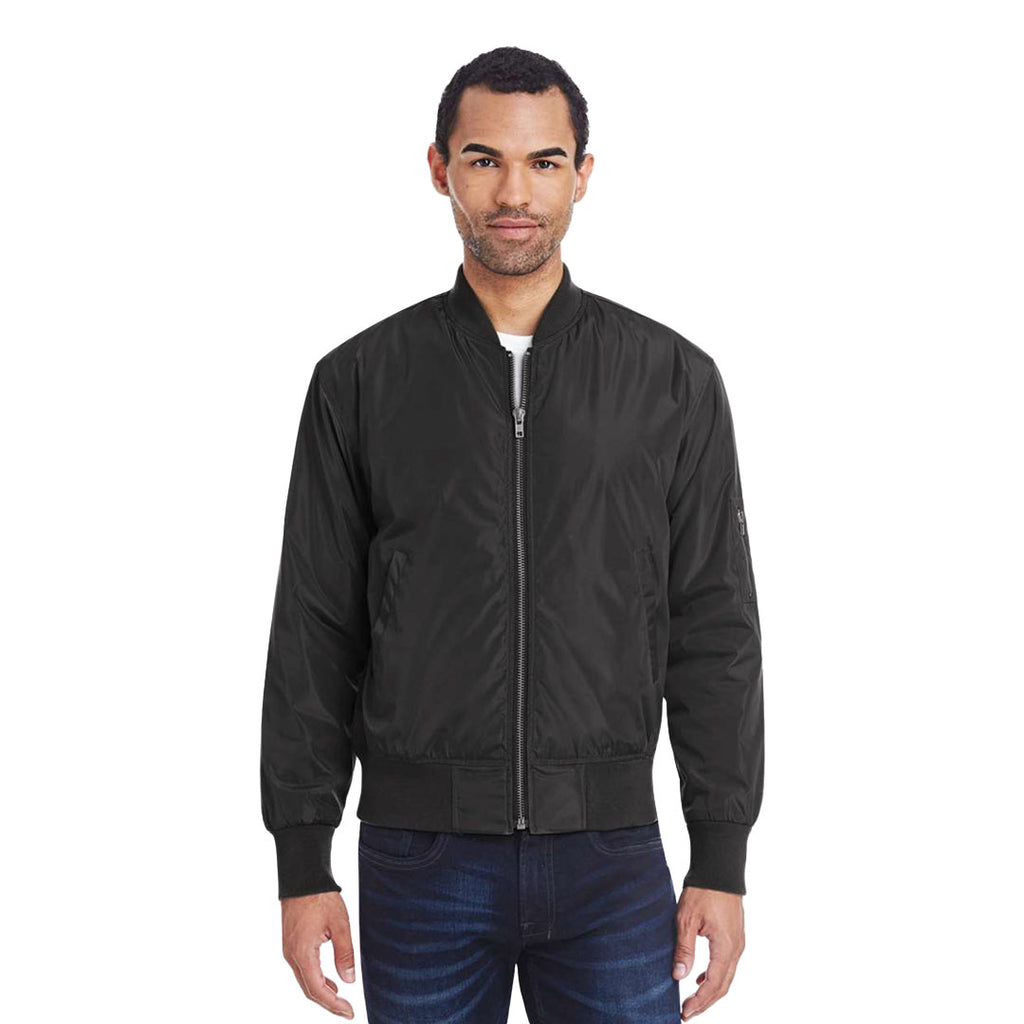 Threadfast Apparel - Unisex Bomber Jacket (395J BLK95)