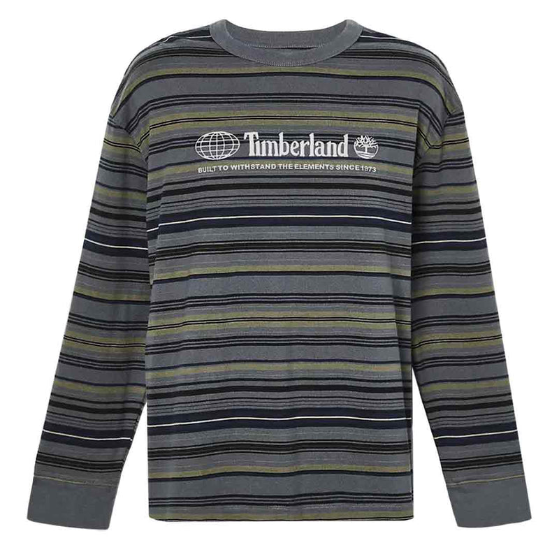 Timberland - T-shirt à manches longues rayé épais pour hommes (TB0A68Y1 DH3) 