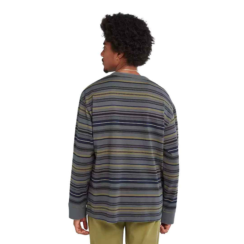 Timberland - T-shirt à manches longues rayé épais pour hommes (TB0A68Y1 DH3) 