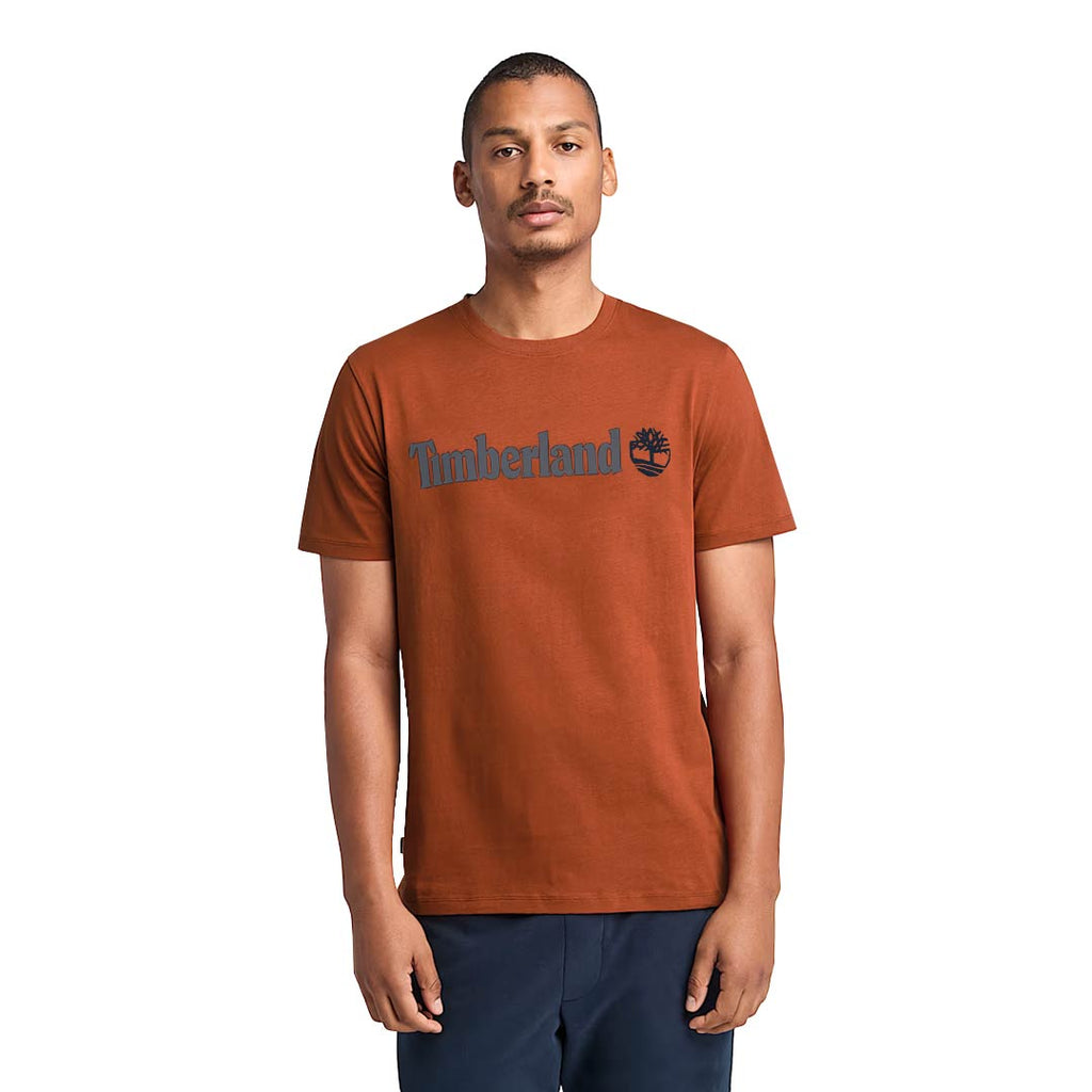 Timberland - Men's Kennebec River Linear Logo Short Sleeve T-Shirt (TB0A5UPQ888)