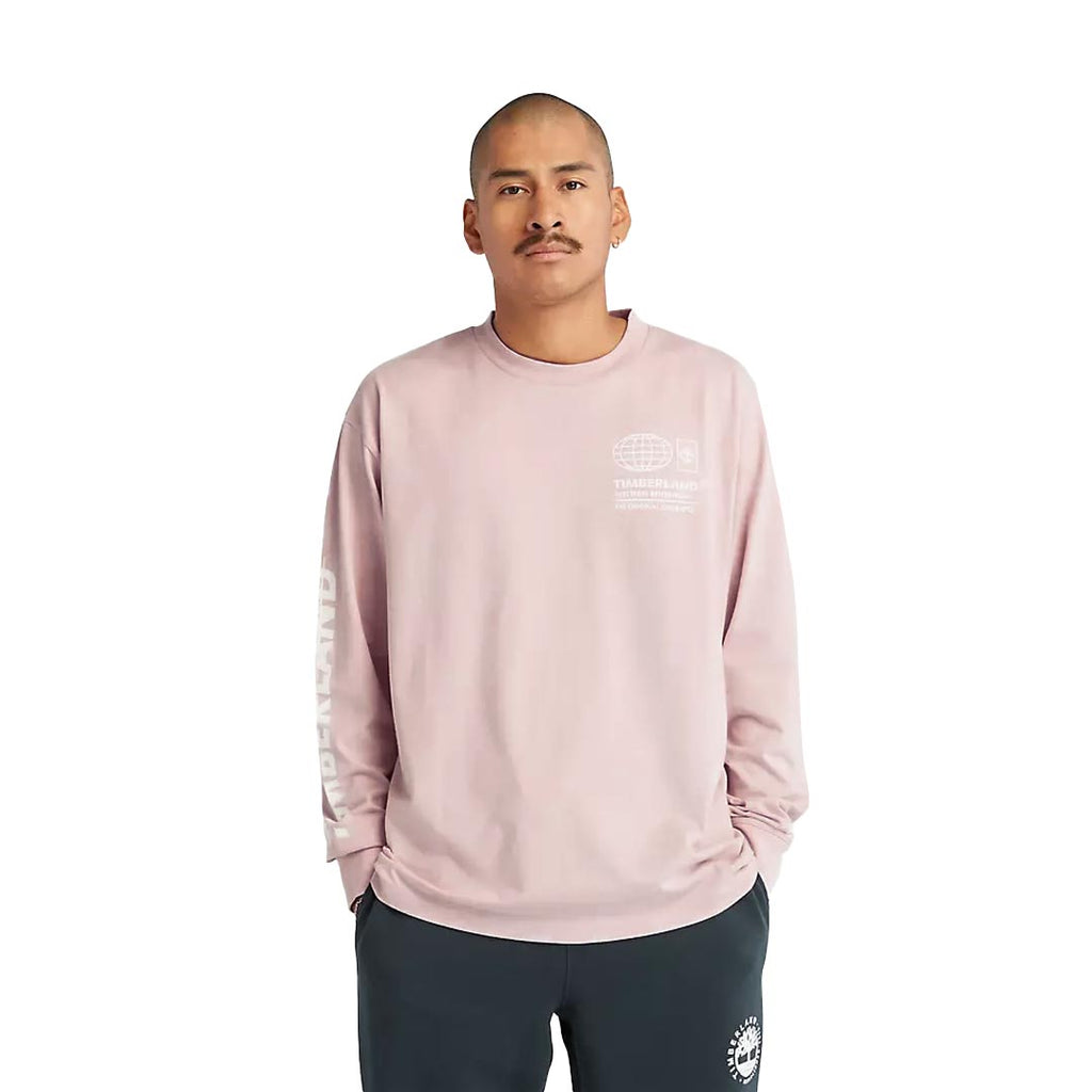 Timberland - T-shirt graphique à manches longues pour hommes (TB0A6BCJ 662) 