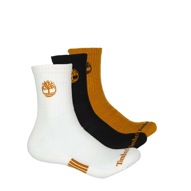 Timberland - Men's Newmarket Village 3-Pack Crew Socks (TB0A1XEX231)