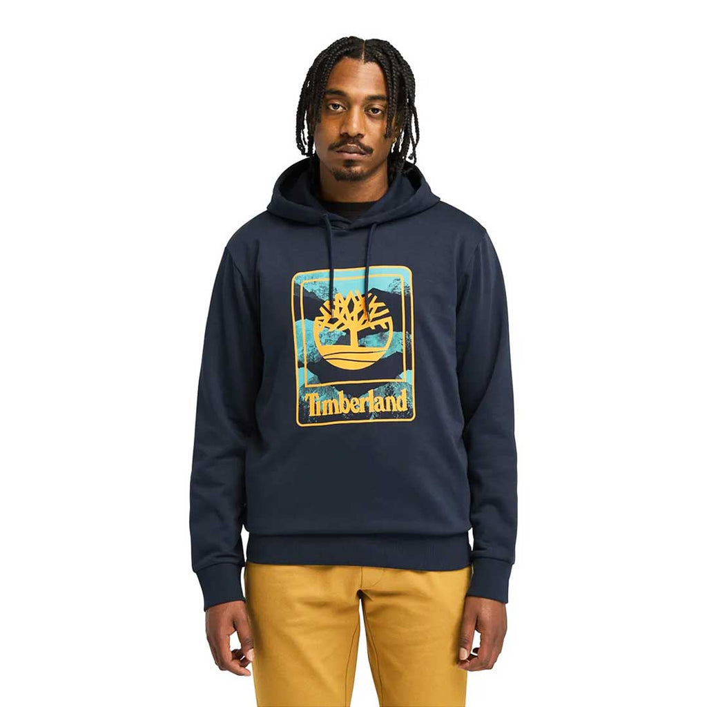 Timberland - Men's Outdoor Graphic Brushback Hoodie (TB0A6W9T433)