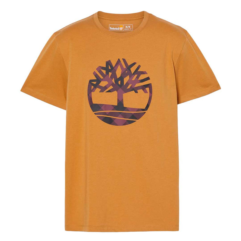 Timberland - Men's Plaid Logo Short Sleeve T-Shirt (TB0A6WK6P47)