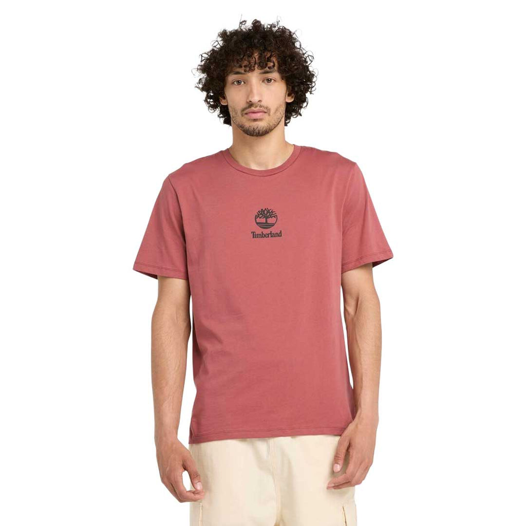 Timberland - Men's Print Stack Logo Short Sleeve T-Shirt (TB0A6WWTEFU)