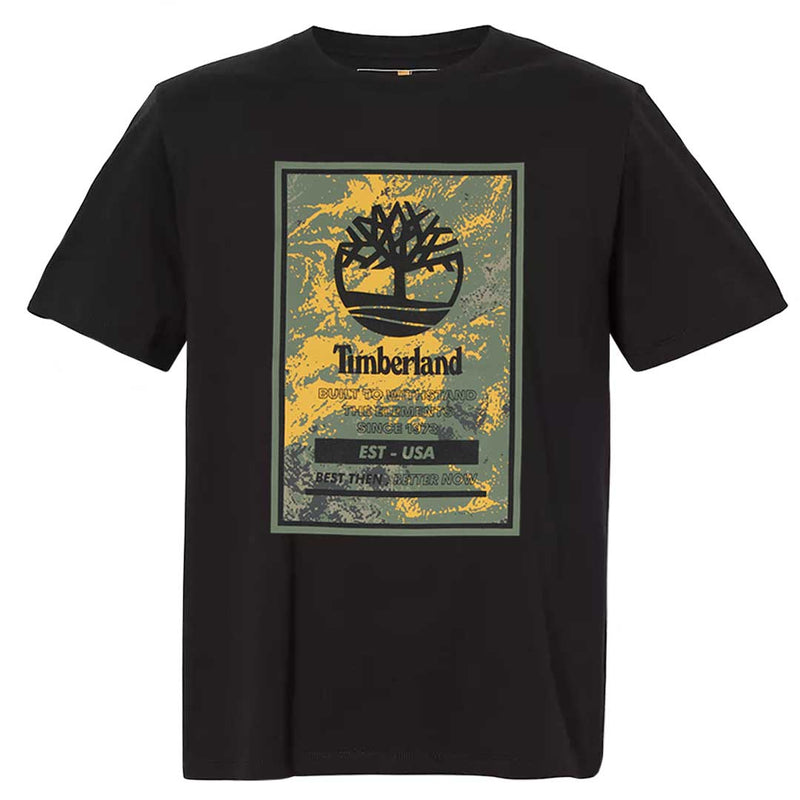 Timberland - T-shirt avec logo imprimé pour hommes (TB0A66X1 001) 