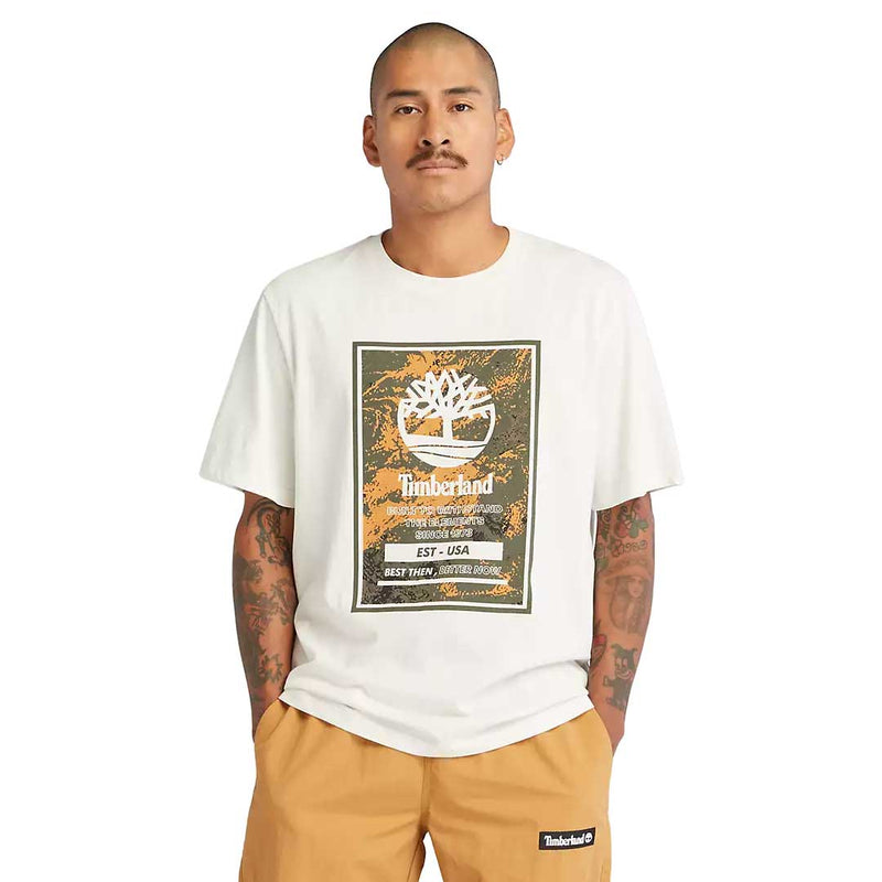 Timberland - T-shirt avec logo imprimé pour hommes (TB0A66X1 CM9) 
