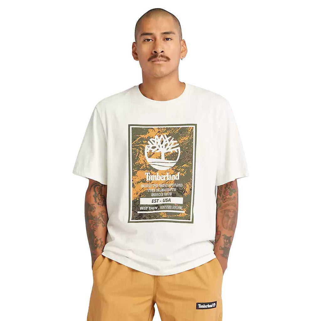 Timberland - T-shirt avec logo imprimé pour hommes (TB0A66X1 CM9) 