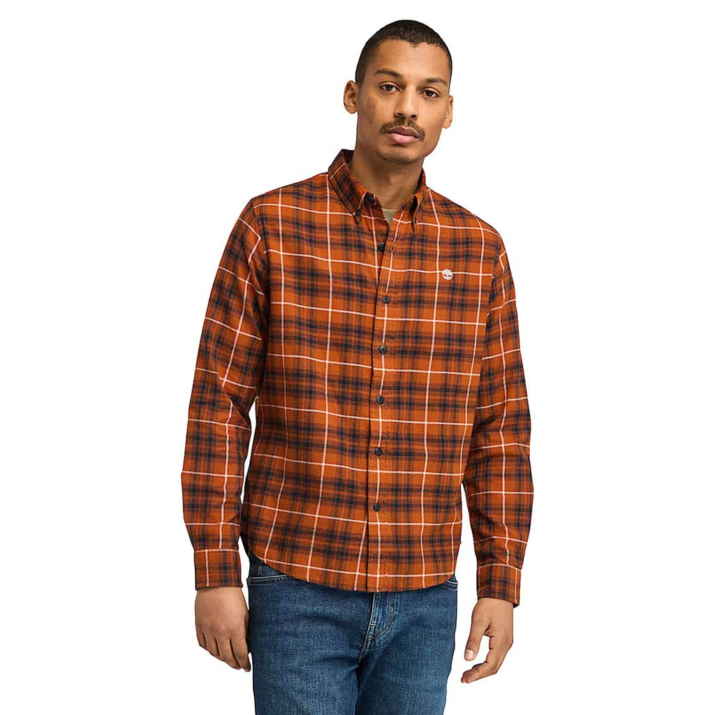 Timberland - Men's Solucell Plaid Flannel Shirt (TB0A6V7EEHG)