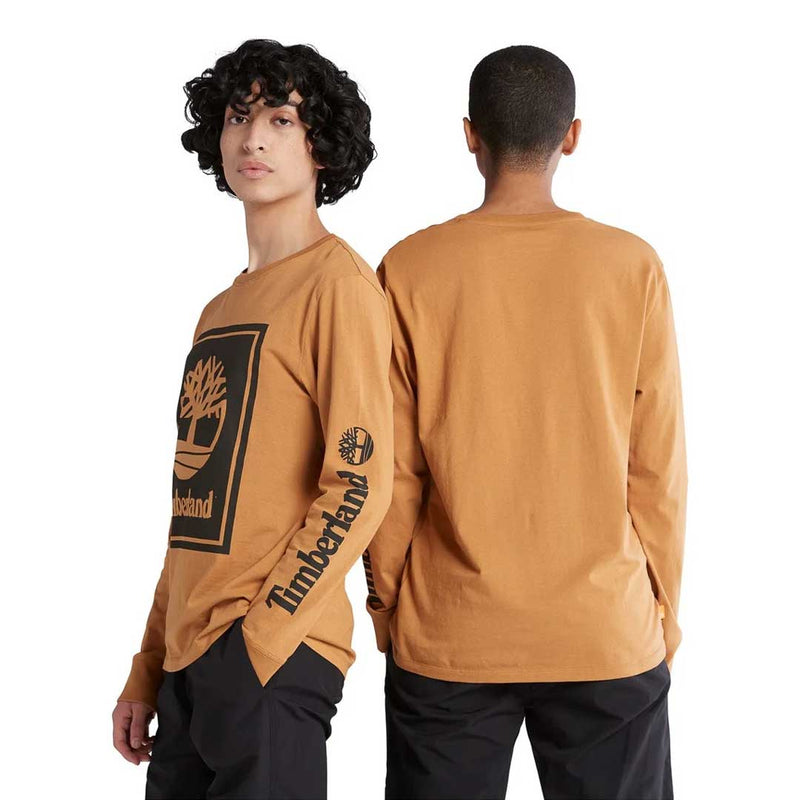 Timberland - Men's Stack Logo Long Sleeve T-Shirt (TB0A2CMKP57)