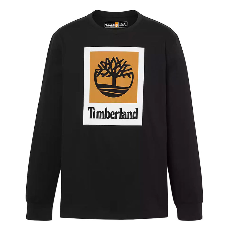 Timberland - Men's Stack Logo Long Sleeve T-Shirt (TB0A5VBB 001)