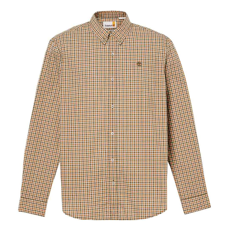 Timberland - Men's Stretch Poplin Gingham Flannel Shirt (TB0A6V82C68)