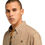 Timberland - Men's Stretch Poplin Gingham Flannel Shirt (TB0A6V82C68)
