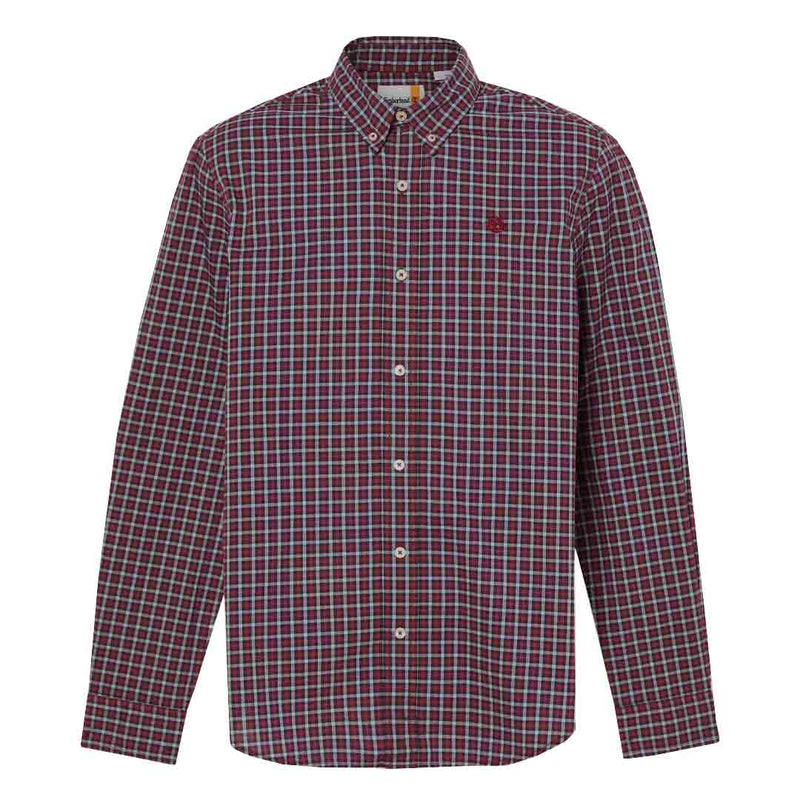 Timberland - Men's Stretch Poplin Gingham Flannel Shirt (TB0A6V82EIF)