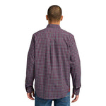 Timberland - Men's Stretch Poplin Gingham Flannel Shirt (TB0A6V82EIF)