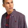 Timberland - Men's Stretch Poplin Gingham Flannel Shirt (TB0A6V82EIF)