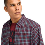Timberland - Men's Stretch Poplin Gingham Flannel Shirt (TB0A6V82EIF)