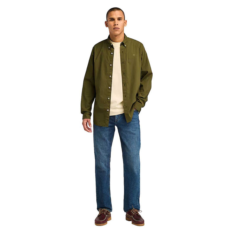 Timberland - Men's Stretch Poplin Long Sleeve Shirt (TB0A6GRH302)