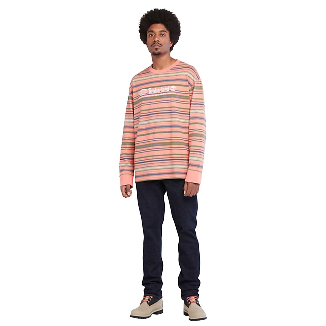 striped men's long sleeve t shirts