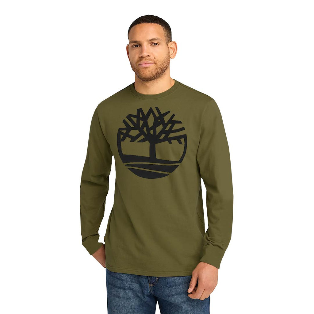 Timberland - Men's Tree Logo Long Sleeve T-Shirt (TB0A5YRQ302)