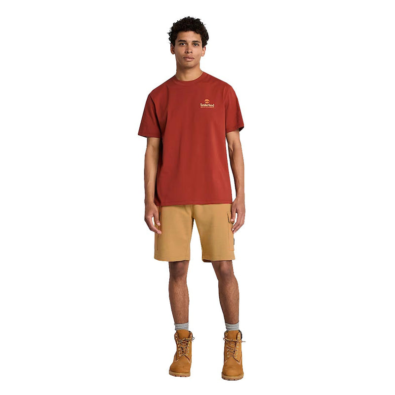 Timberland - Men's Woven Badge Cargo Sweatshorts (TB0A5RBTEH3)