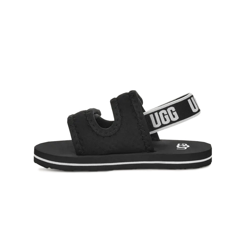UGG® - Sandales Lennon à bride arrière pour enfant (préscolaire et junior) (1152817K-BLK)